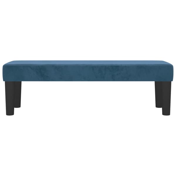 | bänk | Mörkblå 100 x 30 x 30 cm Sammet