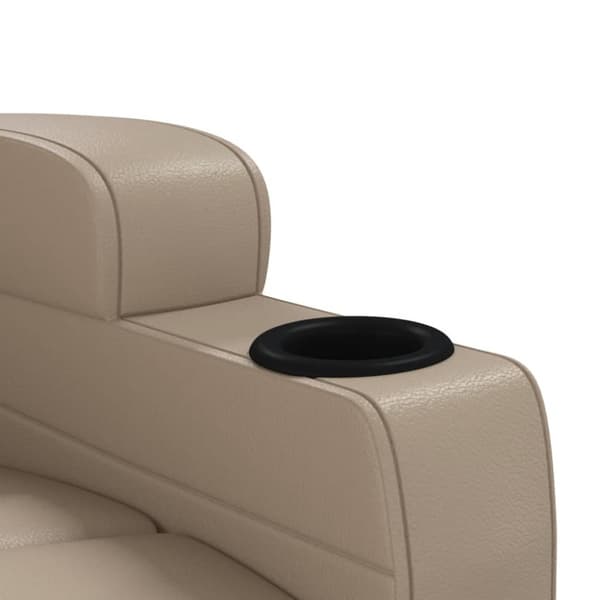 Reclinerfåtölj cappuccino konstläder