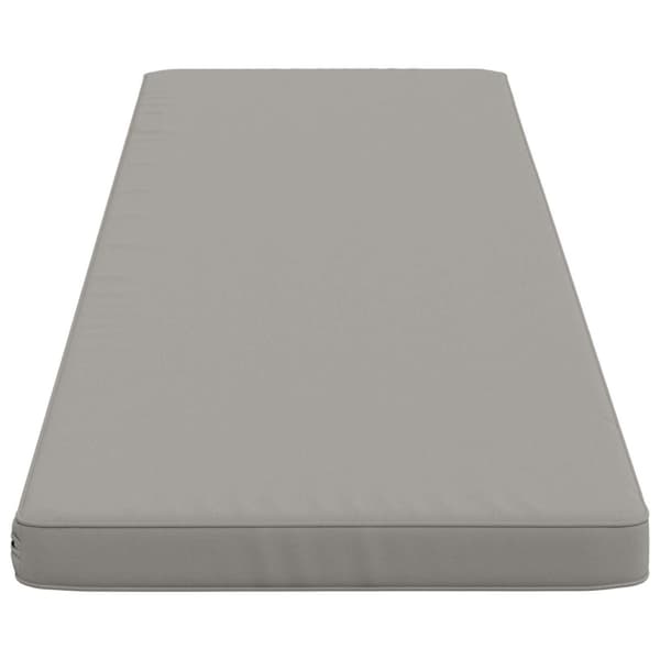 1-delad Bänk Kudde VUGHT 100% Polyester Grå 170 x 50 x 5 cm
