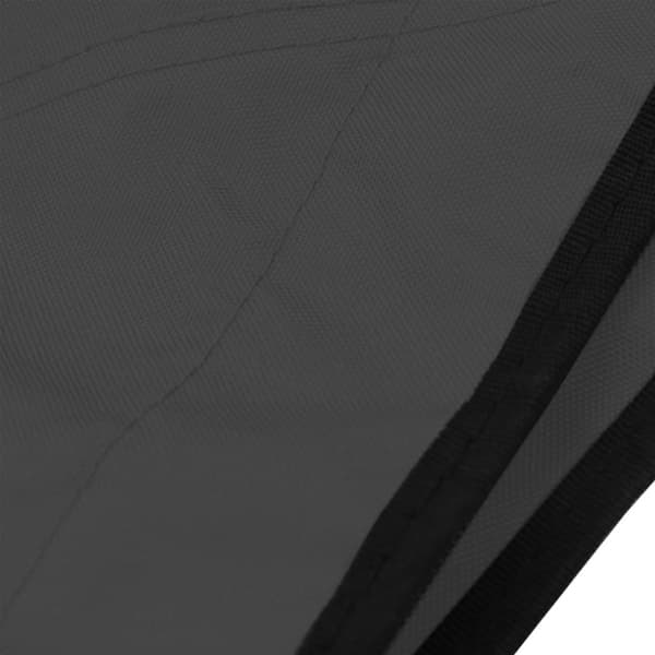 Båtkapell 3 bågar antracit 183x160x137 cm