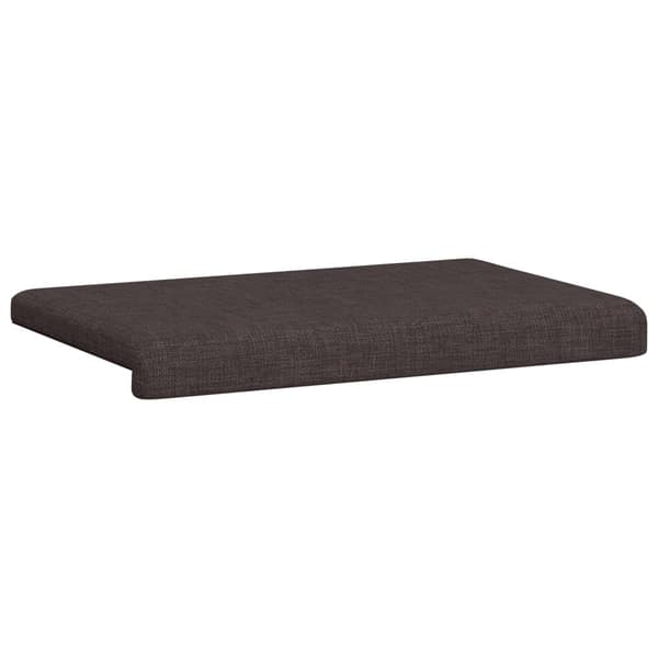 Bänk kudde Tyg Mörkbrun Djup 35 cm