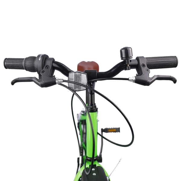 Barncykel 20 Tum 6-Speed för 6-11 år gamla Grön