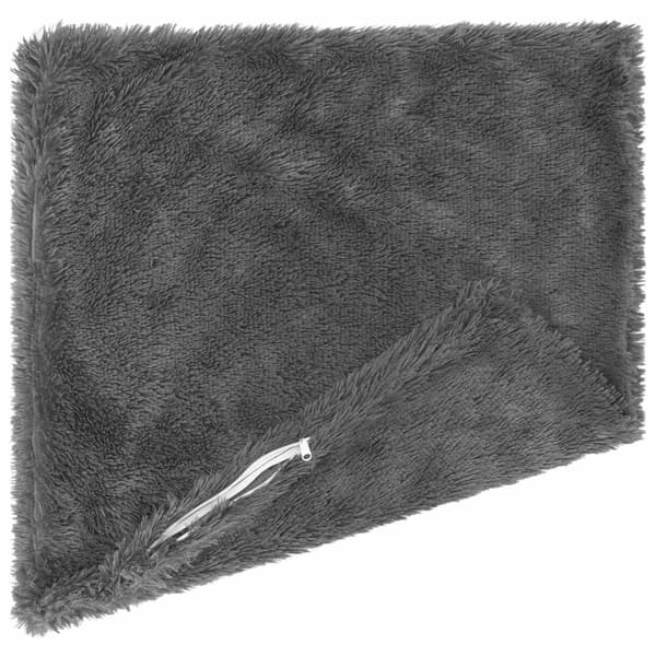 Kuddöverdrag 2 st HEERLEN Ljusgrå 80 x 80 cm PV Fleece