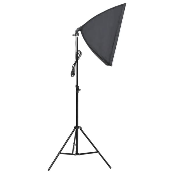 Fotostudio med lampor och reflexskärm