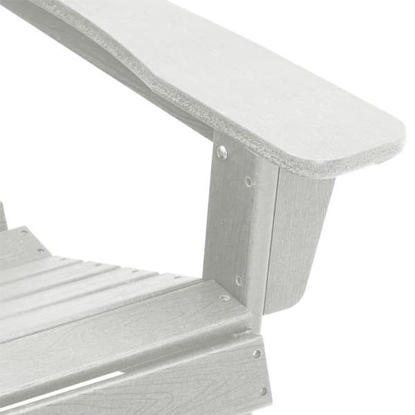 Trädgård Stol 2 pcs Vit 83 x 74 x 92 cm polyeten