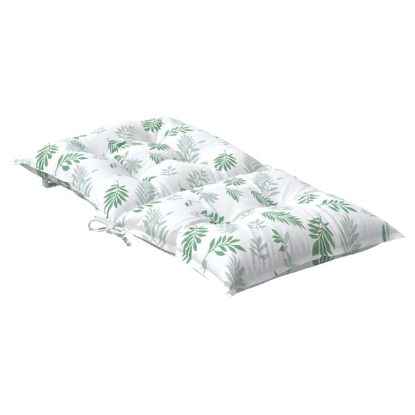 Utomhuskudde 6 pcs Vit 100 x 50 x 7 cm Tyg