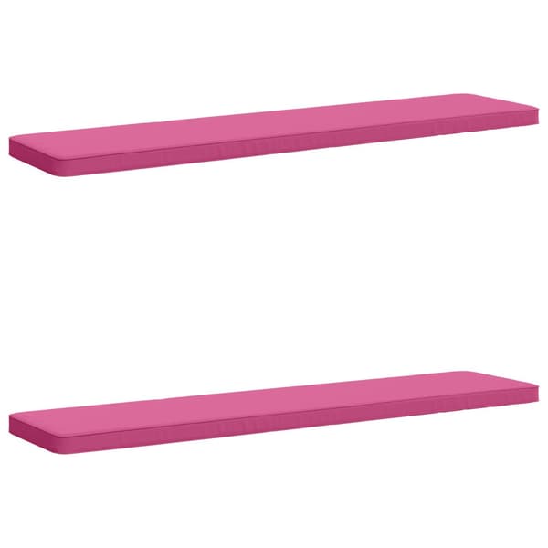 2-delade Bänk Kuddar VUGHT 2 st 100% Polyester Rosa
