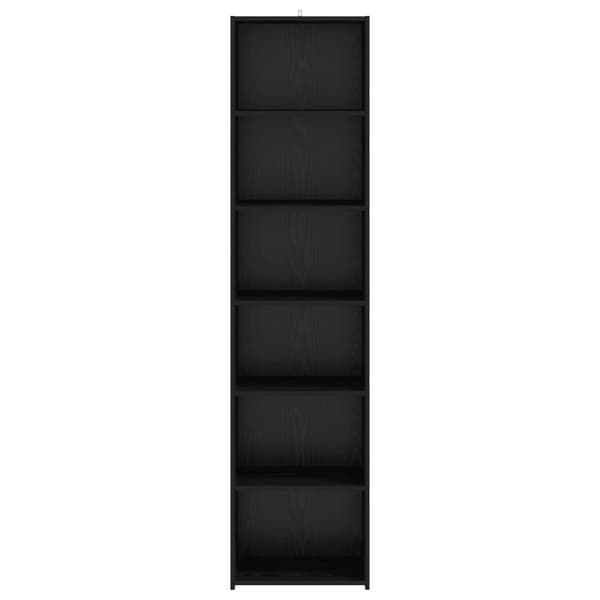 Sideboard Svart ek 45 x 41 x 185 cm Konstruerat trä