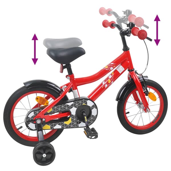 Barncykel 12 Tum för 2-4 åringar Röd