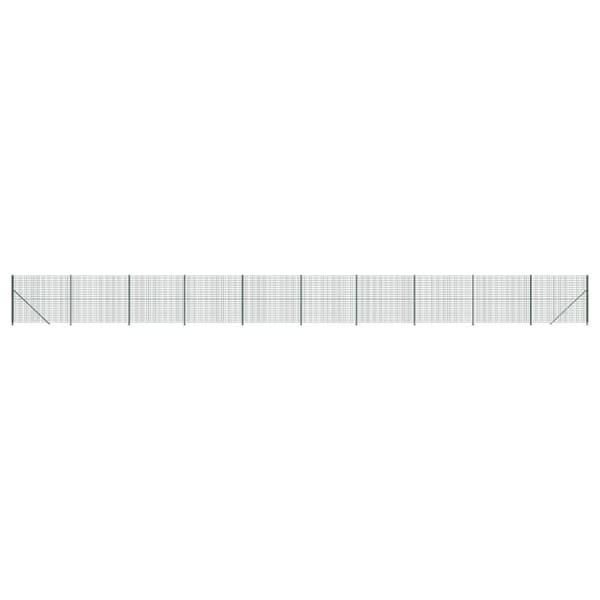Stängsel med stolpsko grön 1,4x25 m