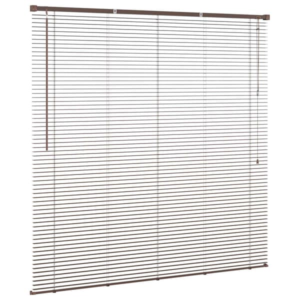Persienn Mörkbrun 160 x 150 cm PVC