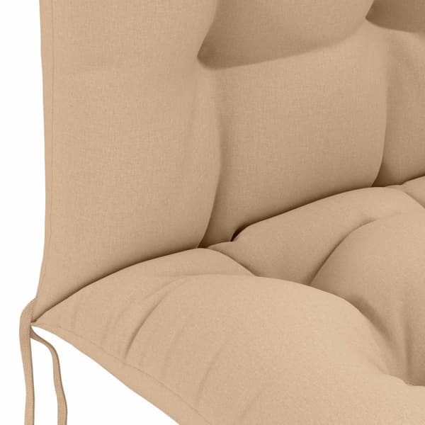 Solsängkudde PUTTEN 100% Polyester Sand 48 x 112 x 10 cm