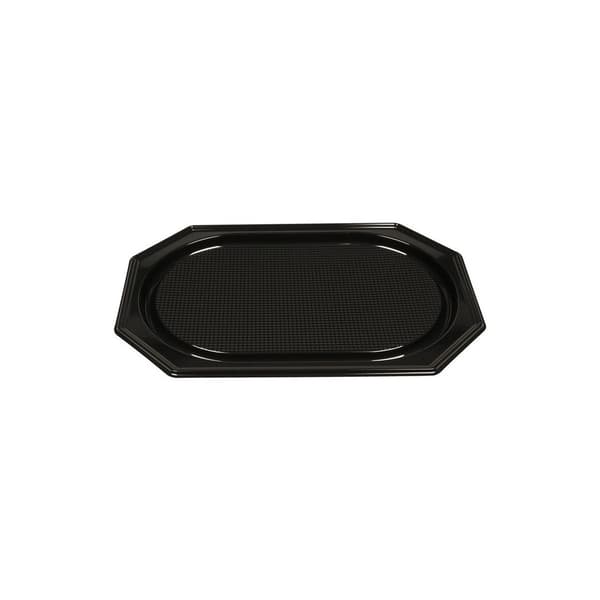 Serv.fat plast svart PS 36x54cm 10/fp