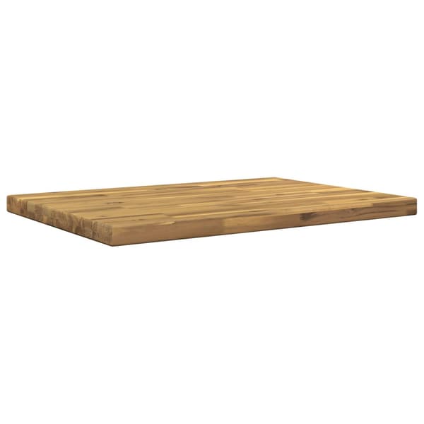 Rektangulärt Bordsskiva 90 x 50 x 3,5 cm Rektangulär Vit