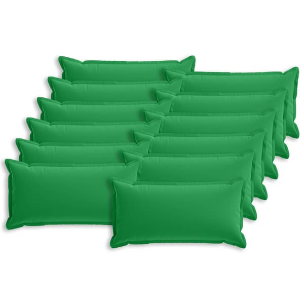 Kudde med kudde HOUTEN 12 st Grön Polyester