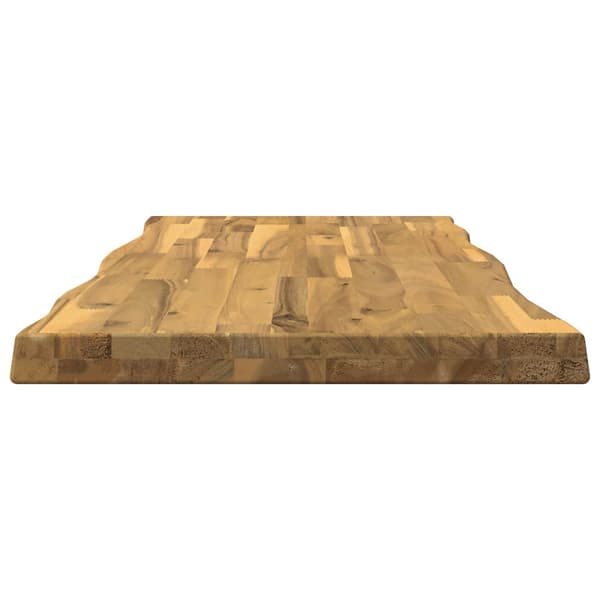 Rektangulärt Bordsskiva 90 x 50 x 3,5 cm Rektangulär Vit