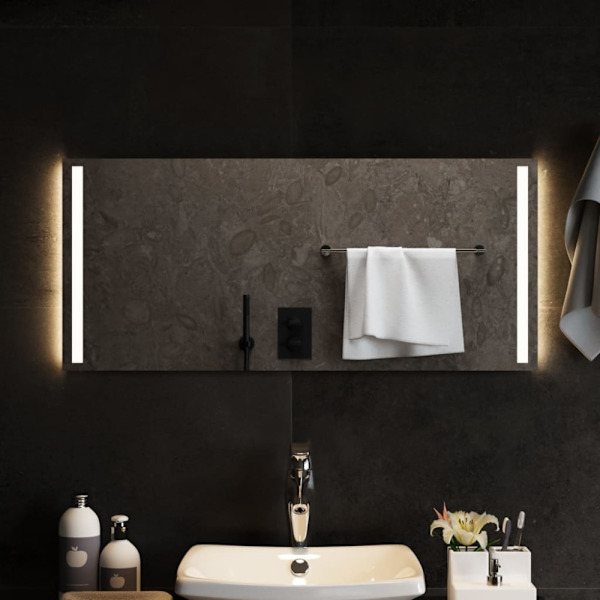 Badrumsspegel LED 90x40 cm