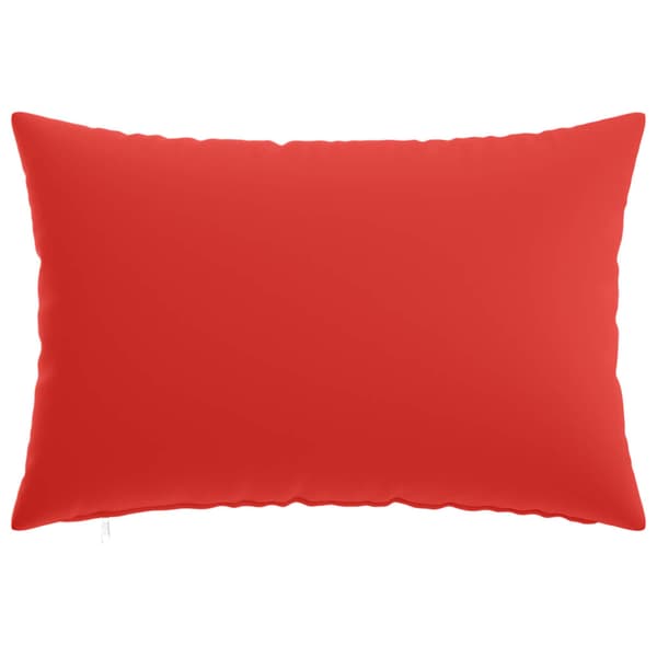 Kuddöverdrag 6 st HEERLEN Röd 50 x 75 cm Polyester