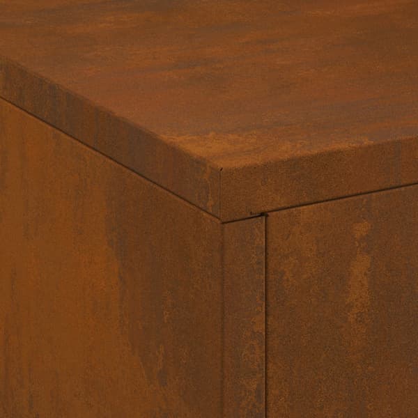 Eldstad Brun 60 x 40 x 96 cm Väderbeständig stål