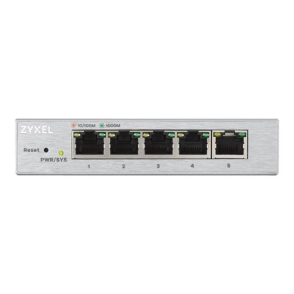 Zyxel GS1200-5 - switch - 5 portar - Administrerad Silver