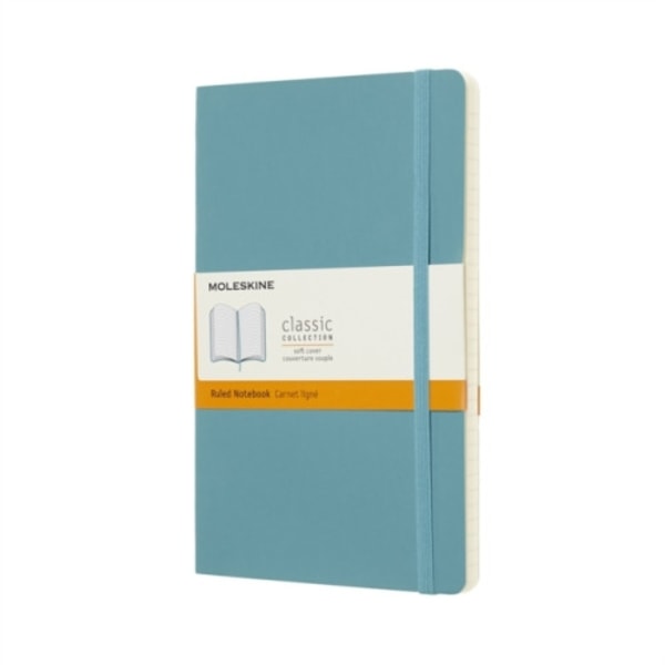 Moleskine Reef Blue Notebook Large Ruled Soft (häftad, eng)