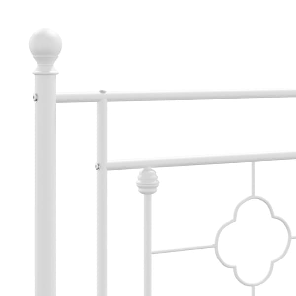 Ersättningsgavel metall vit 180 cm