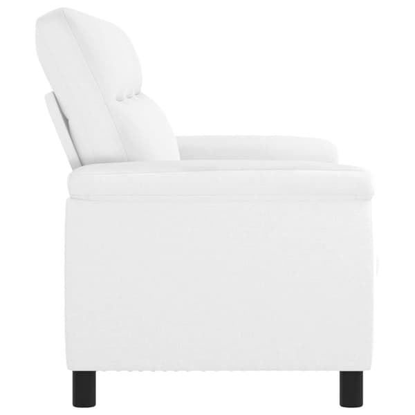 Soffa Vit 214 x 90 x 95 cm Tyg