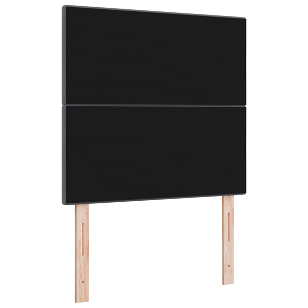 LED huvuddyna med LED-ljusslingor Grå 90 cm Sammet