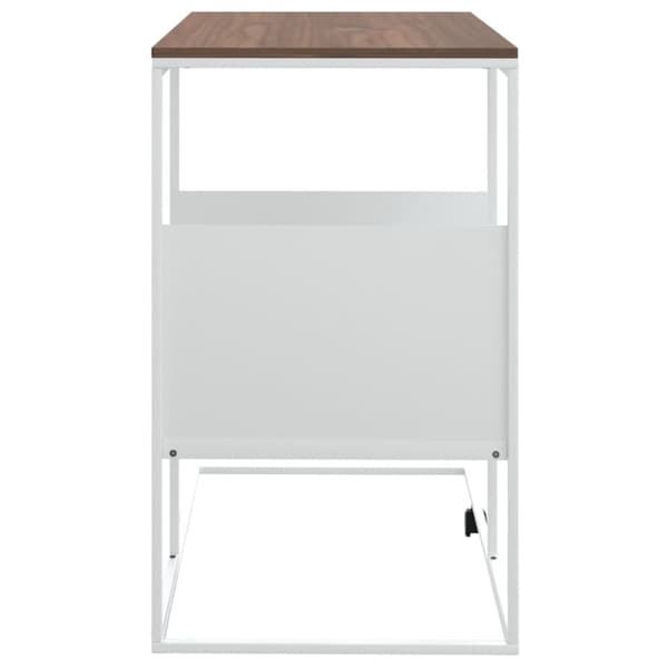 Sidobord vit 55x36x59,5 cm konstruerat trä