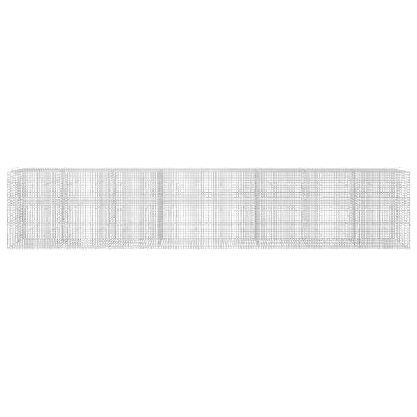 Gabion med 5 mm tråd och 5x5 cm nät 800x30x150 cm