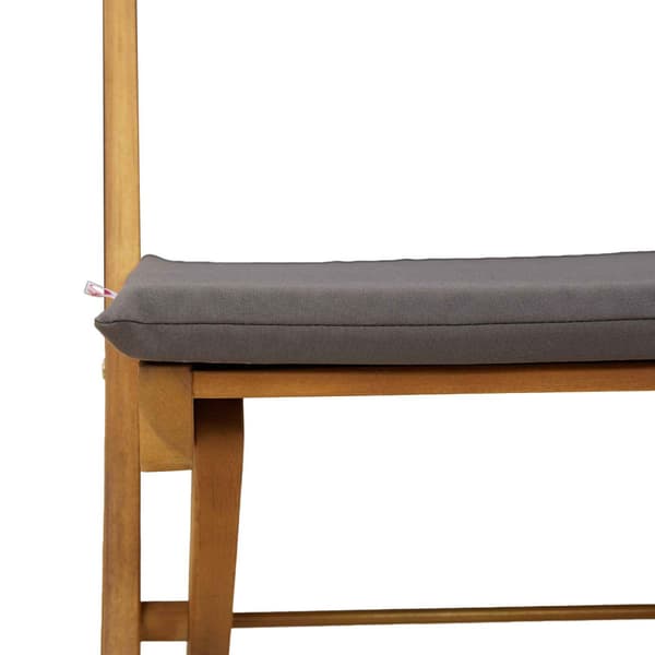 Utemöbler Bistro Stolar 8 pcs Mörkgrå 40 x 53 x 80 cm