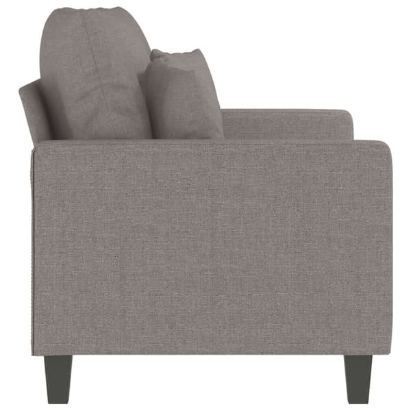 2-sitssoffa taupe 120 cm tyg