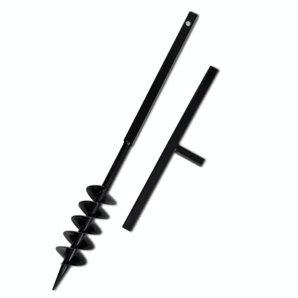 Jordborr 100 mm Stål inkl. förlängningsrör 9 meter