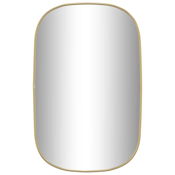 Väggspegel guld 70x45 cm
