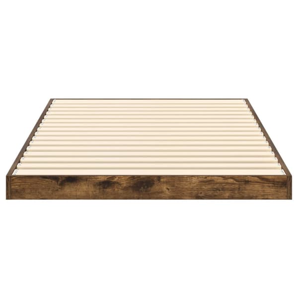 Sängram Rökt ek 90 x 190 cm Konstruerat trä