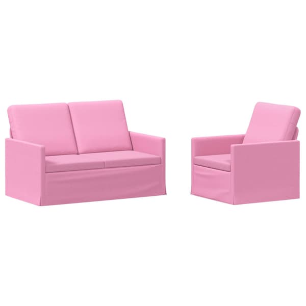 Soffset 2 st Rosa Tyg