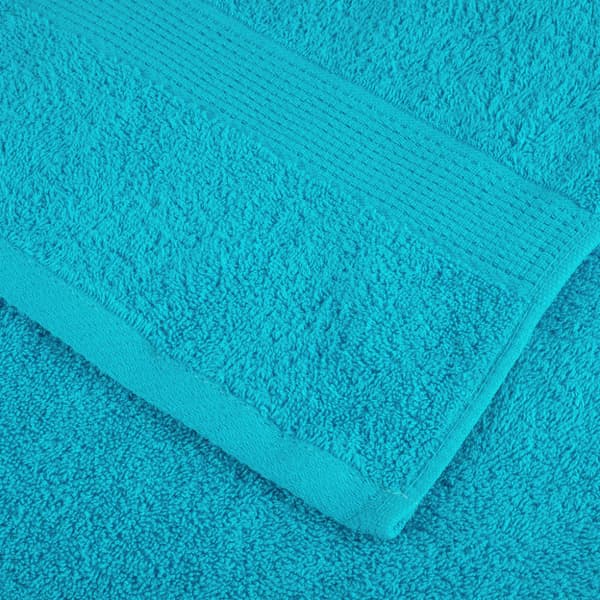 Premium handdukar SOLUND 4 st turkos 50x100 cm 600 gsm