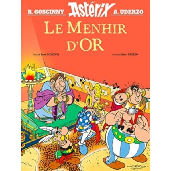 ASTERIX HORSSERIE LE MENHIR DOR (inbunden, eng)