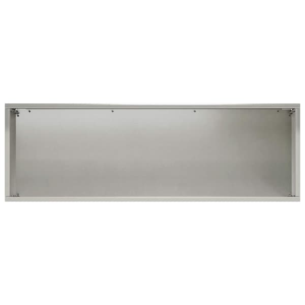 Trädgårdsplanterare Silver 40 x 20 x 20 cm Rostfritt stål