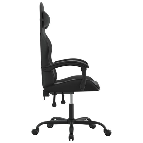 Gamingstol svart konstläder