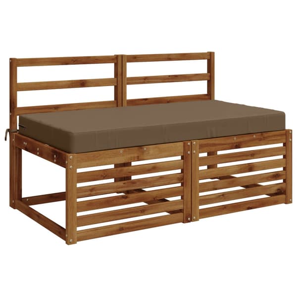 Sittkudde SOEST 100% Polyester Taupe 120 x 80 x 10 cm