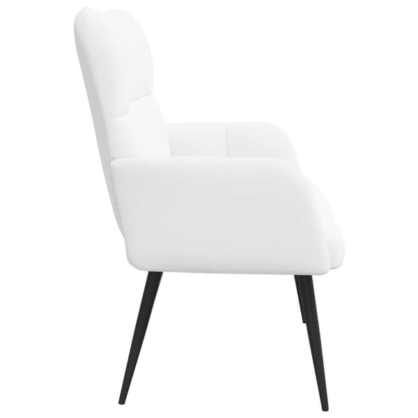 Tvåsitssoffa Vit 115 x 61 x 87 cm tyg