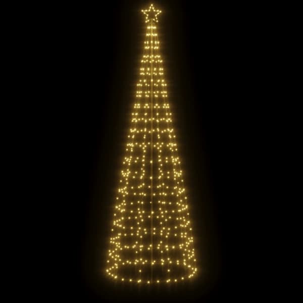 LED julgran med spikar 570 LED varmvit 300 cm