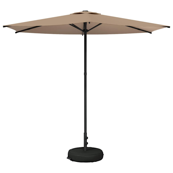 Trädgårdsparasol 270 x 270 cm Polyester Rektangulär Taupe