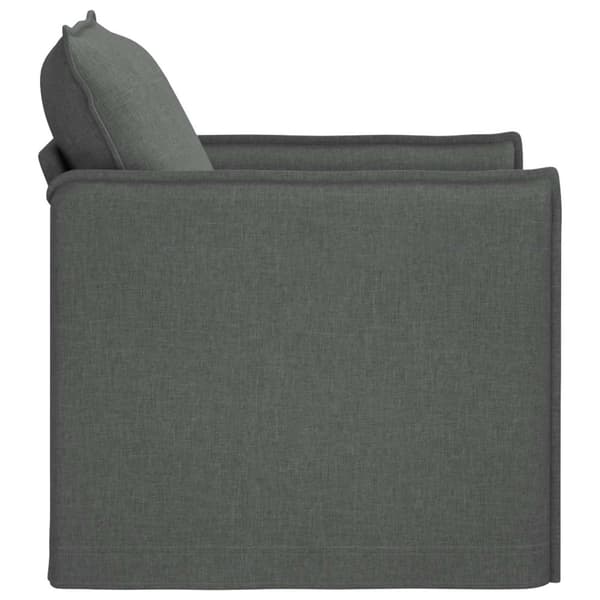 Soffa Mörkgrå 75 x 82 x 85 cm tyg