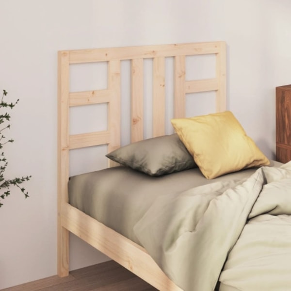 Sänggavel 81x4x100 cm massiv furu