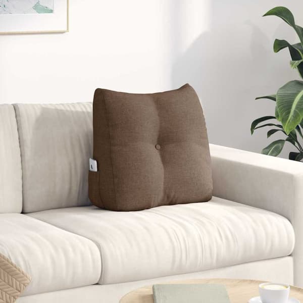 Ryggkudde Brun 45 x 24 x 50 cm tyg
