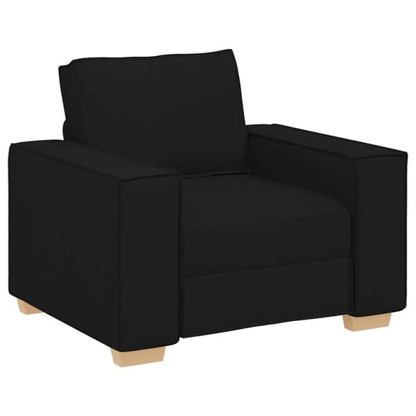Soffa svart 100x78x84 cm tyg