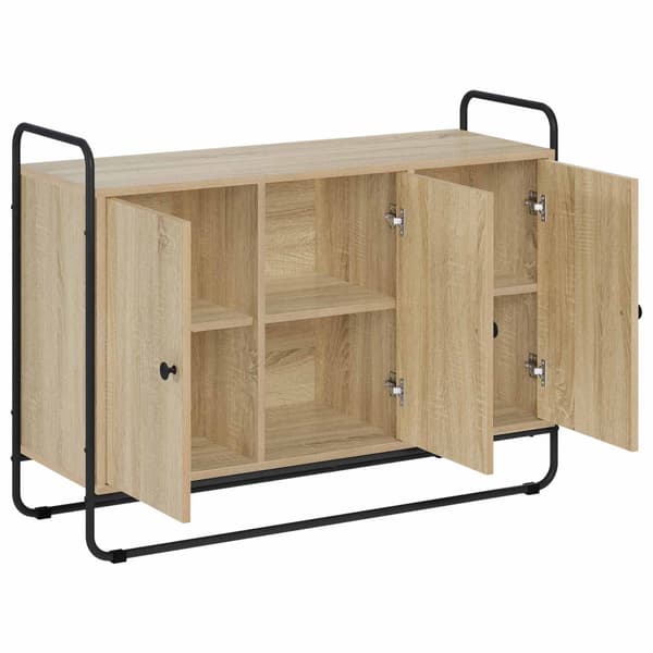 Sideboard Sonoma-ek 102 x 35 x 75 cm Konstruerat trä