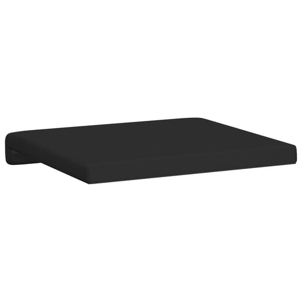 Bänk kudde 4 st Konstläder Svart Djup 35 cm